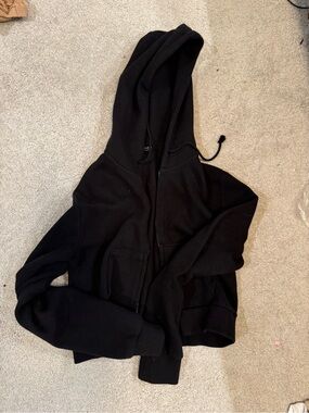 Brandy Melville black zip up, one size